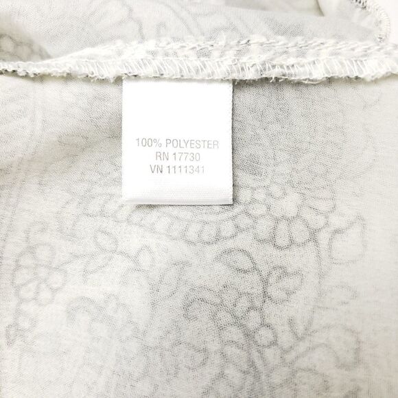 Converse gray sleeveless sheer top tie straps M - Picture 7 of 7